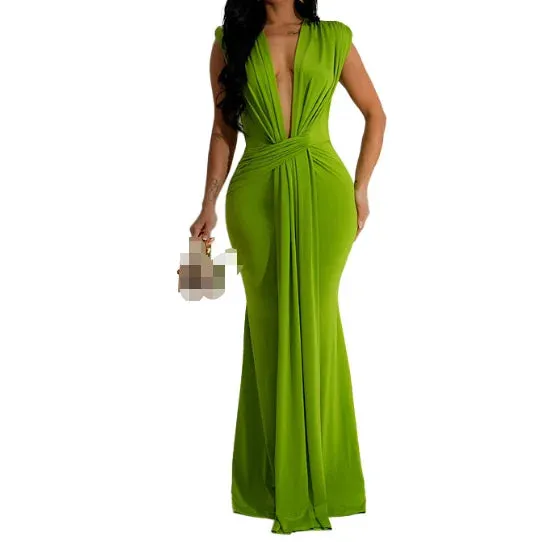 New Summer Deep V Neck Dresses