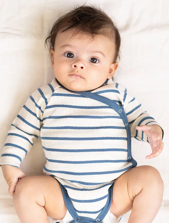 Noi Kimono Onesie in Sailor Stripe