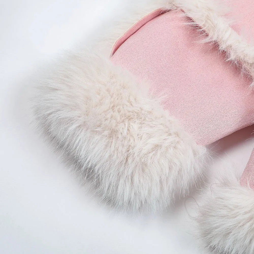 【NOW TREND】 Fur Collar Pocket Coat