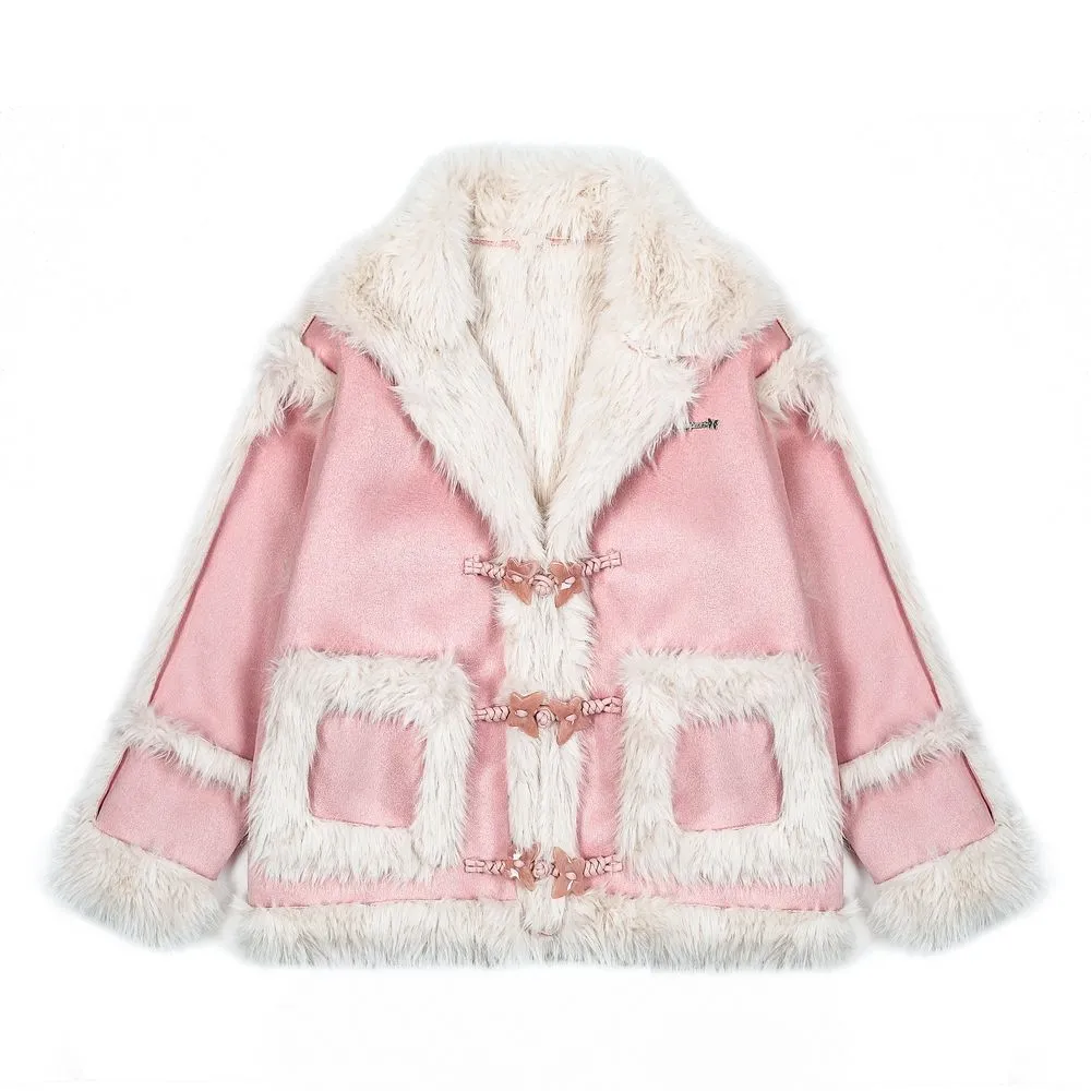 【NOW TREND】 Fur Collar Pocket Coat