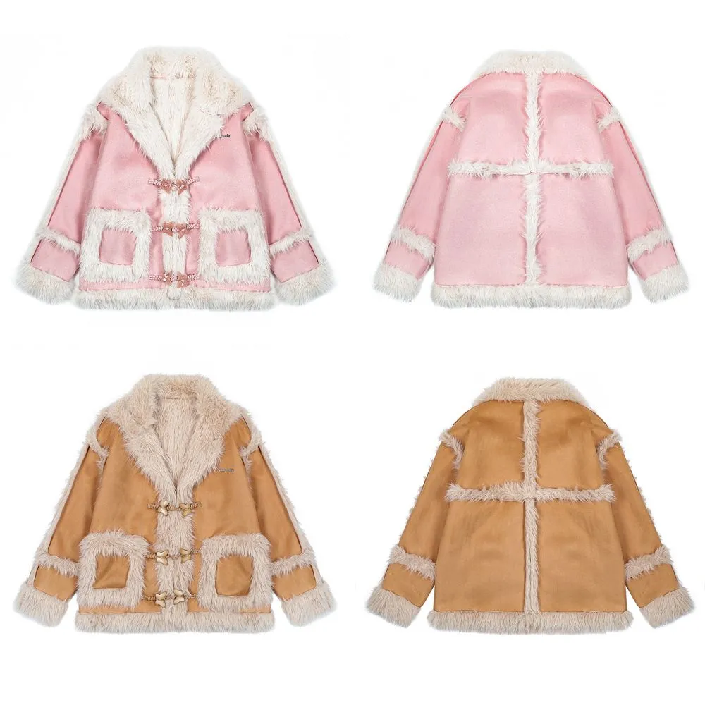 【NOW TREND】 Fur Collar Pocket Coat