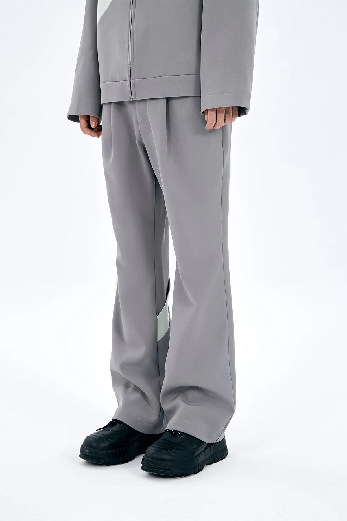 OFFWORLD OFFICER patchwork drape pants