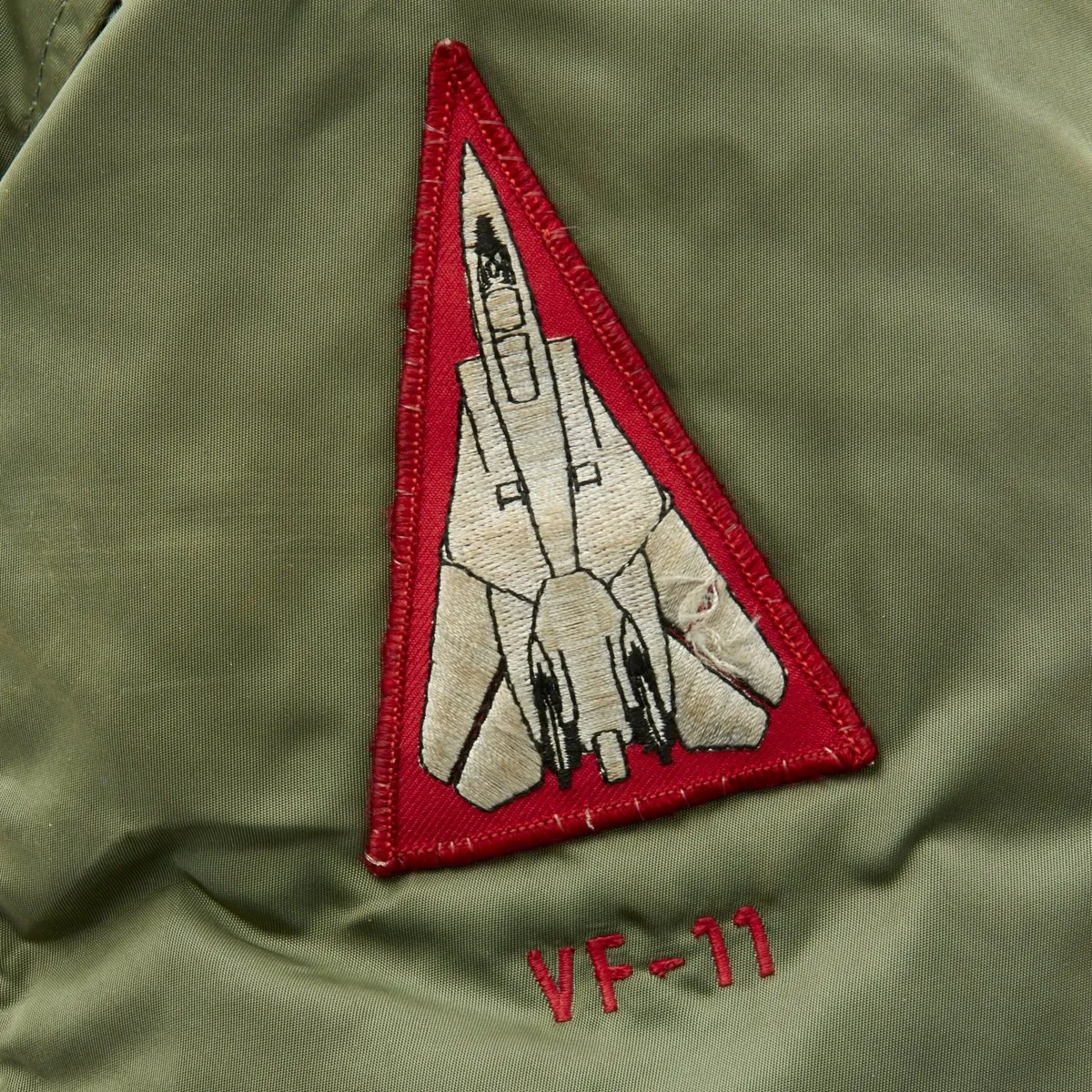Original U.S. Fighter Squadron 11 VF-11 F-14 Tomcat MA1 Type Flight The Red Rippers