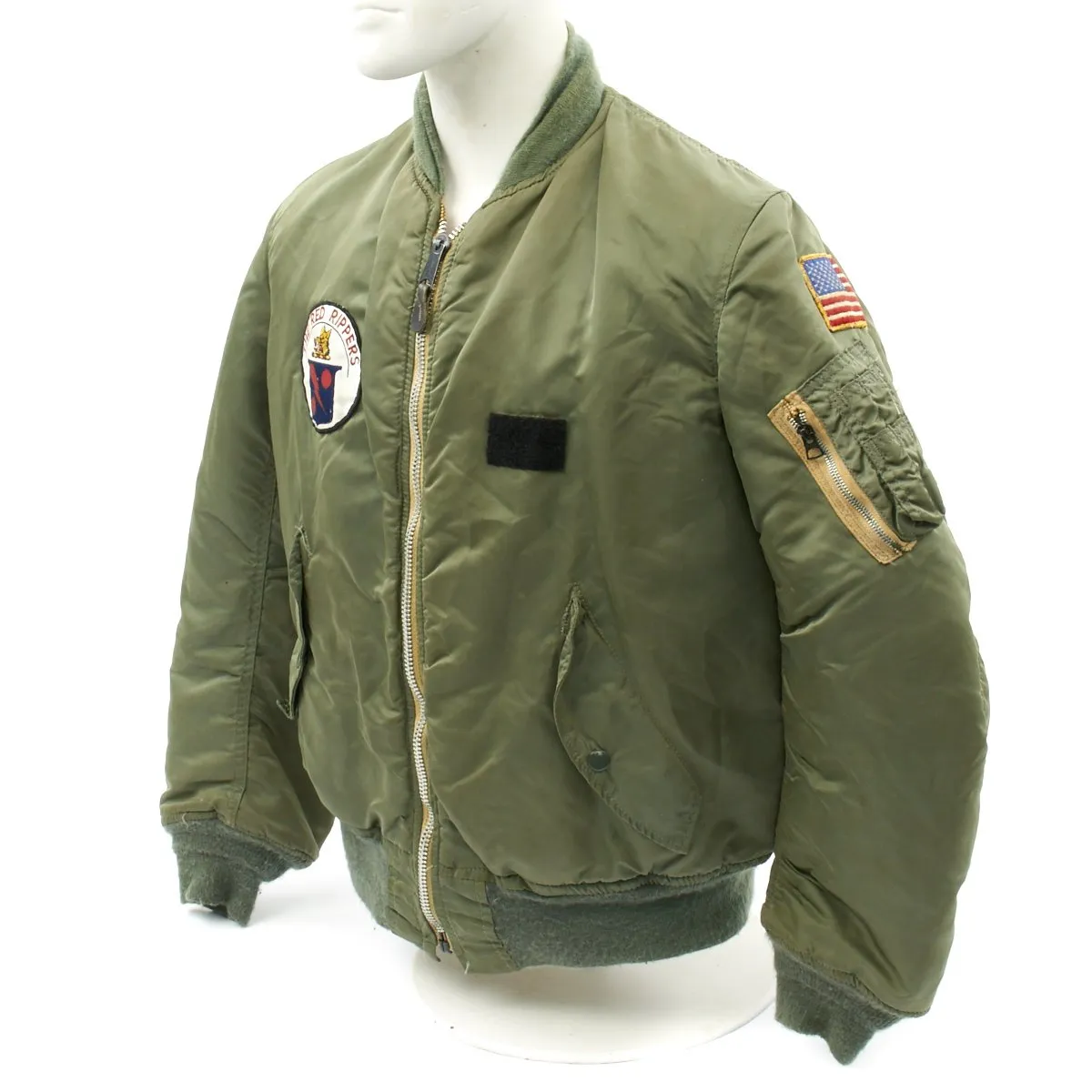 Original U.S. Fighter Squadron 11 VF-11 F-14 Tomcat MA1 Type Flight The Red Rippers