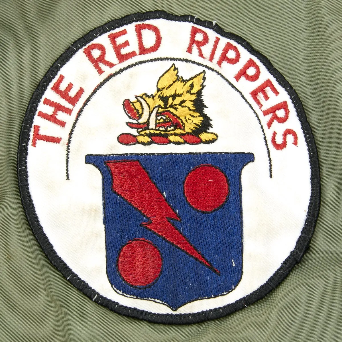 Original U.S. Fighter Squadron 11 VF-11 F-14 Tomcat MA1 Type Flight The Red Rippers