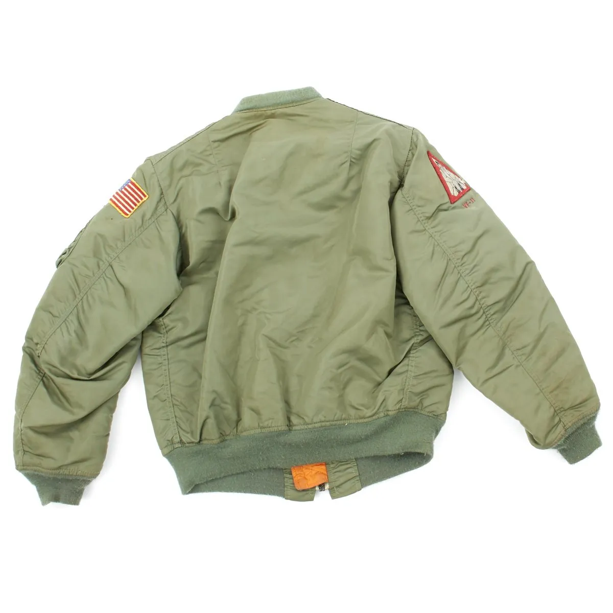 Original U.S. Fighter Squadron 11 VF-11 F-14 Tomcat MA1 Type Flight The Red Rippers