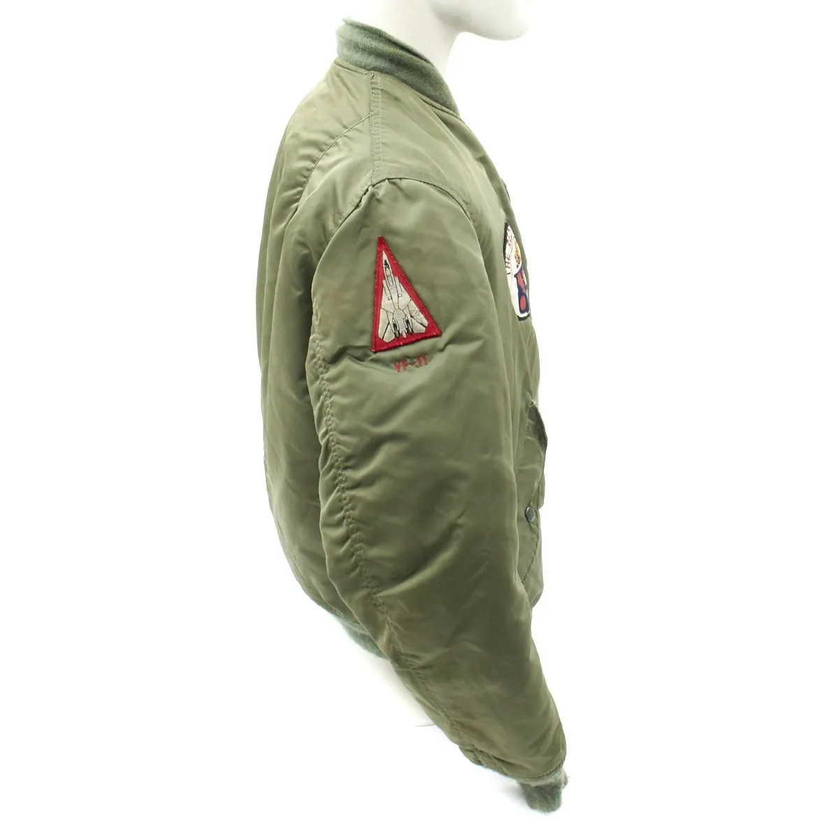 Original U.S. Fighter Squadron 11 VF-11 F-14 Tomcat MA1 Type Flight The Red Rippers