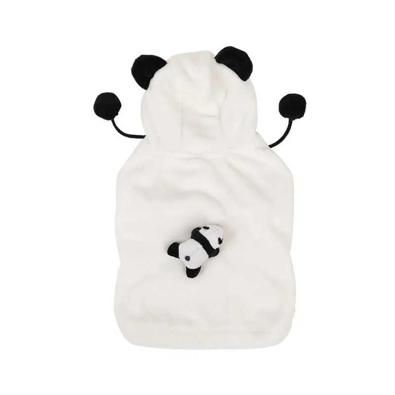 Panda French Bulldog Winter Hoodie (WJ10)
