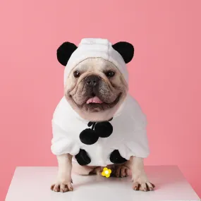 Panda French Bulldog Winter Hoodie (WJ10)