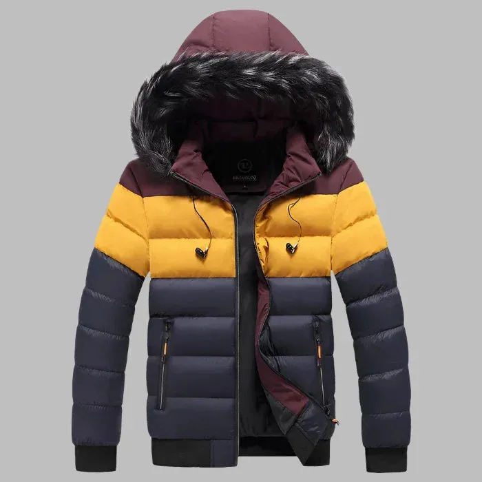 Peak Parka | Warmer Herren-Wintermantel mit Fellkragen