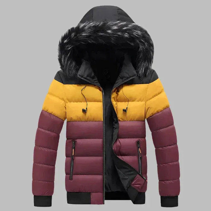 Peak Parka | Warmer Herren-Wintermantel mit Fellkragen