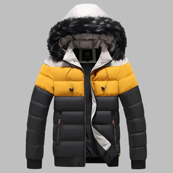 Peak Parka | Warmer Herren-Wintermantel mit Fellkragen