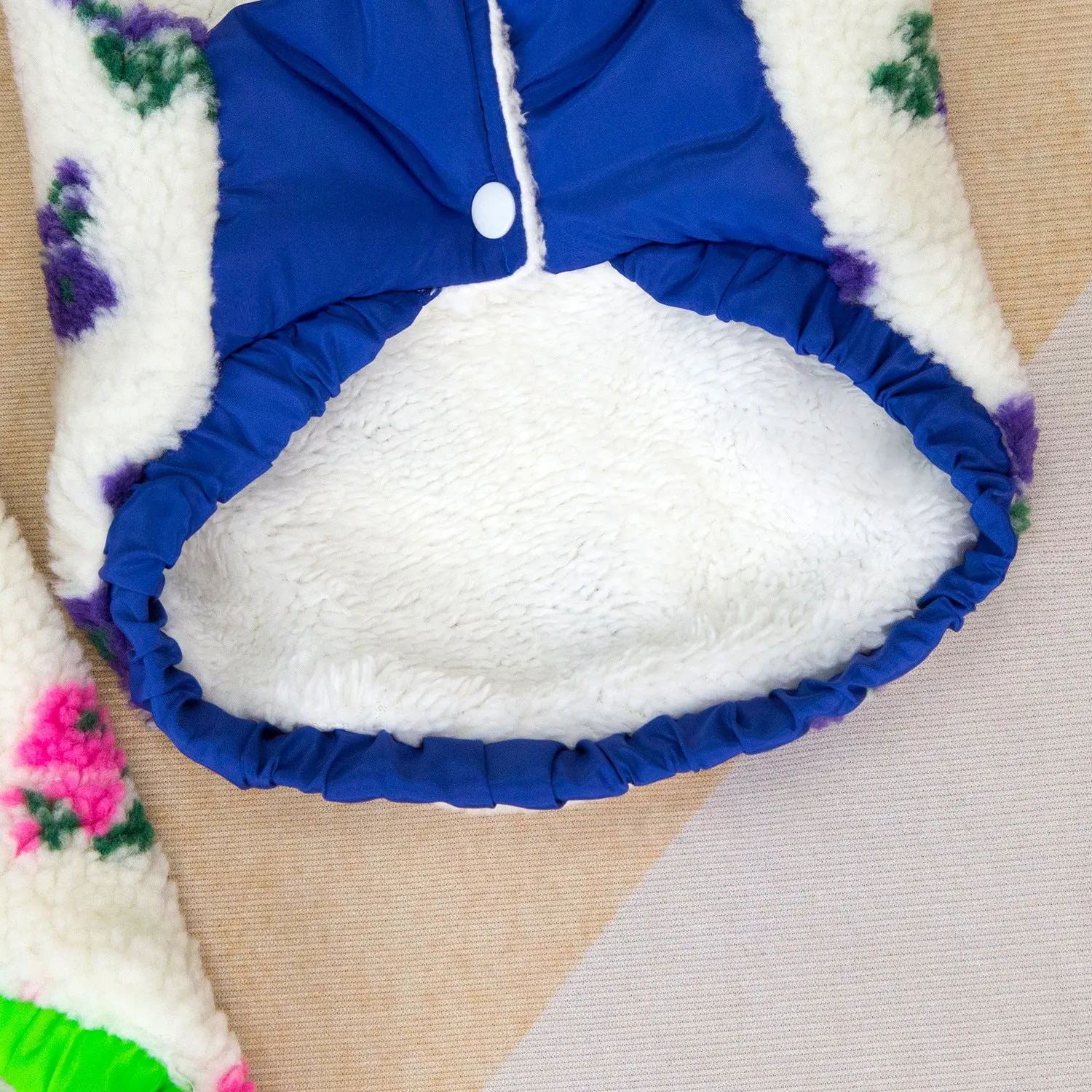 Pet Clothes | Pastoral Flower Coat for Dogs and Cats | 2024 New Autumn and Winter Pet Clothing