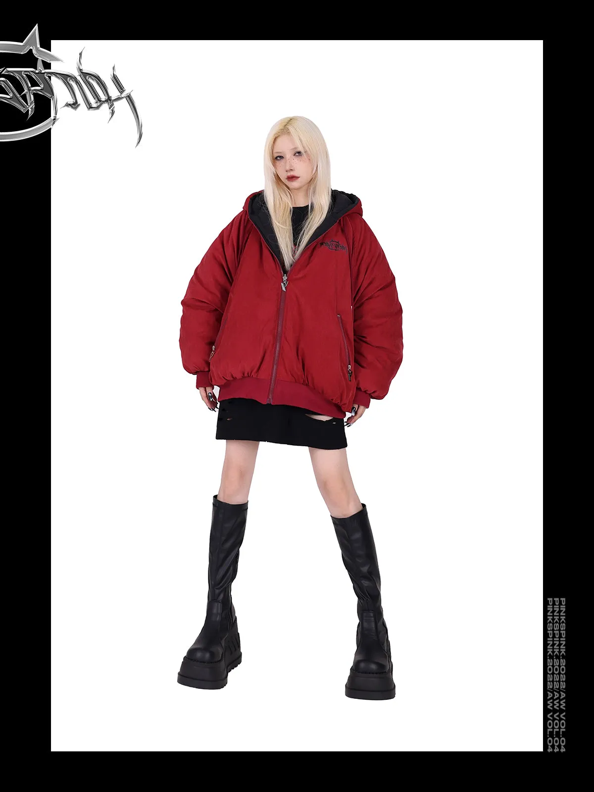 PINKSPINK double-sided hooded jacket