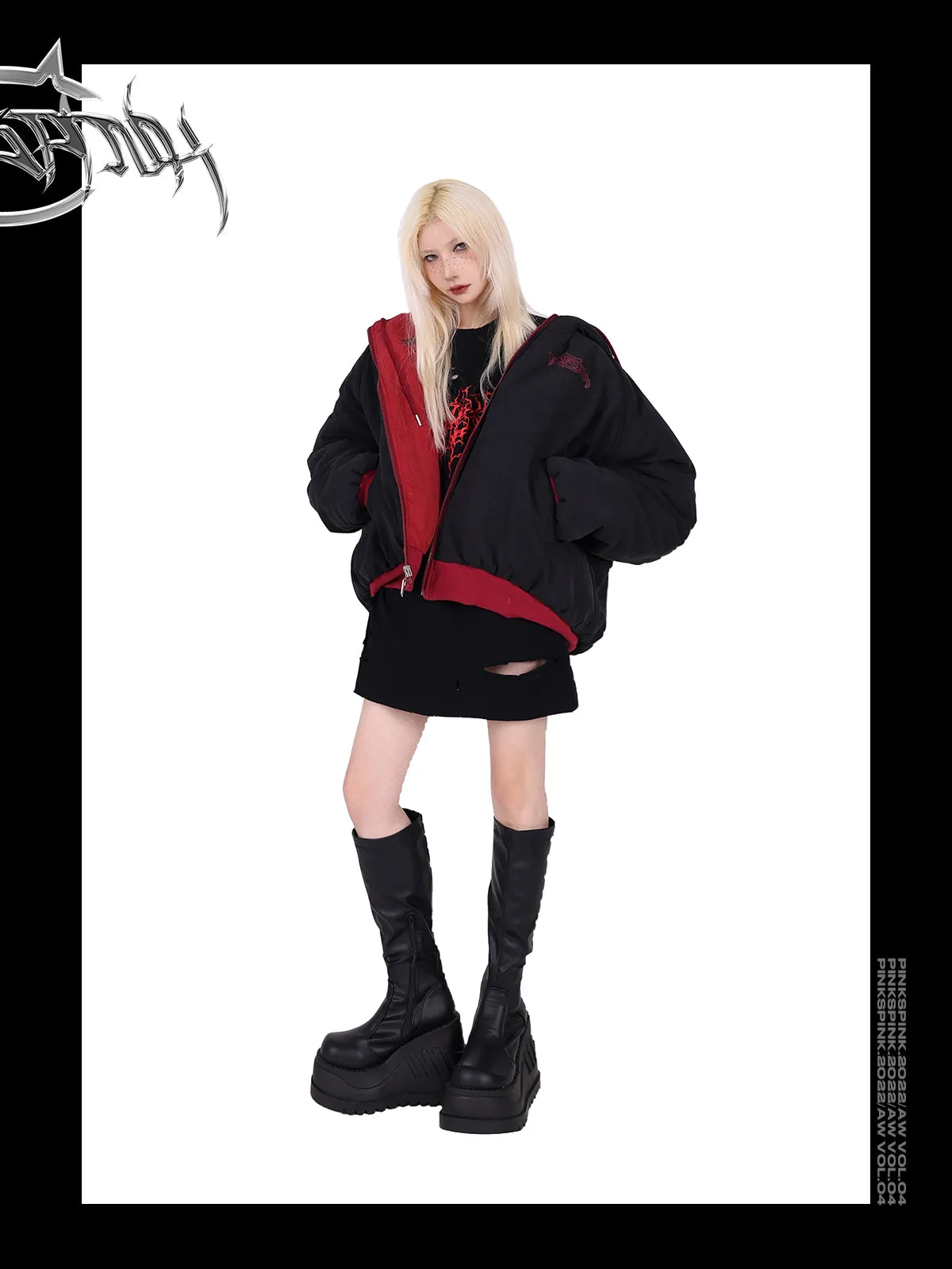PINKSPINK double-sided hooded jacket