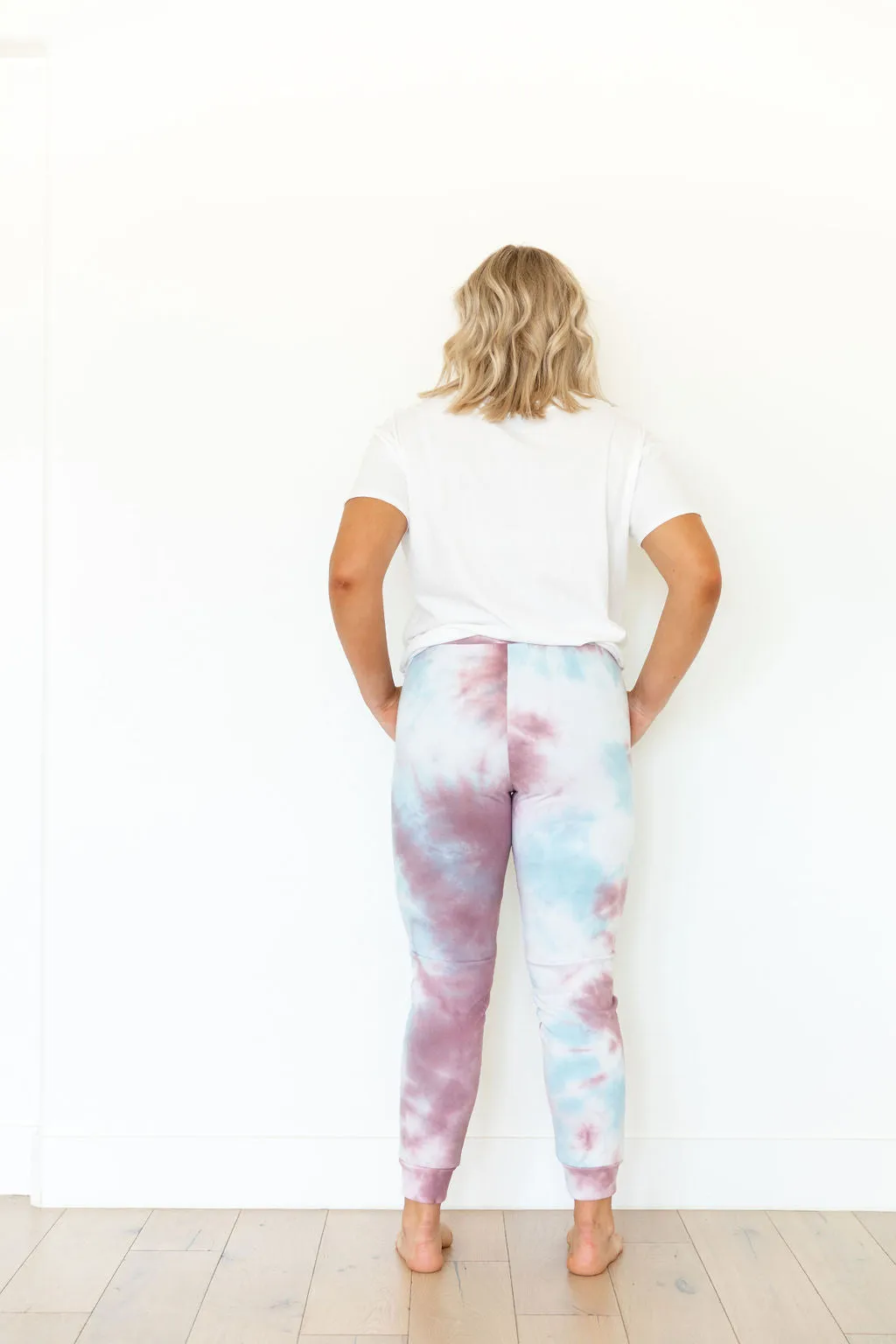 PLUM   LIGHT BLUE   WHITE TIE DYE | WOMENS JOGGERS