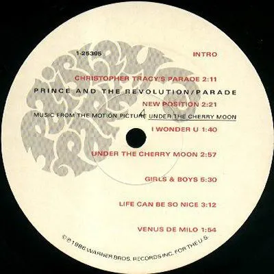 Prince And The Revolution - Parade (LP, Album, All) (VG )