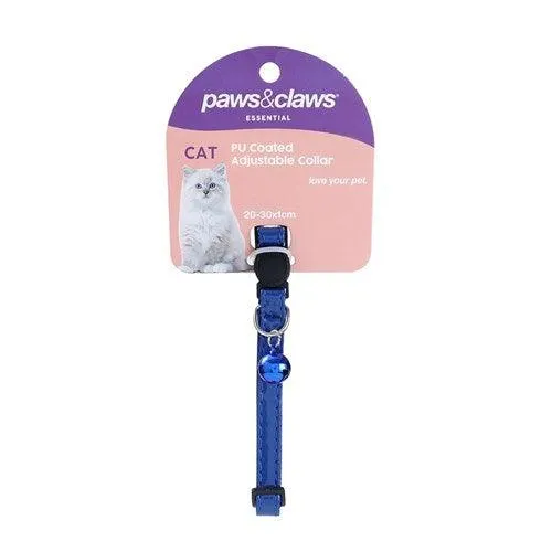 PU COATED BREAKAWAY CAT COLLAR WITH BELL