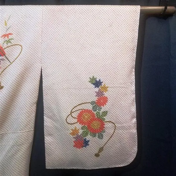 "Summer Fans" Vintage Kimono