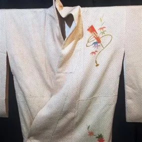 "Summer Fans" Vintage Kimono
