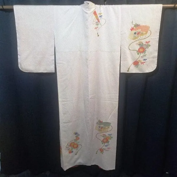 "Summer Fans" Vintage Kimono
