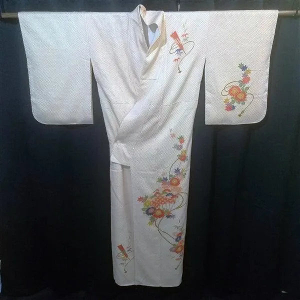 "Summer Fans" Vintage Kimono