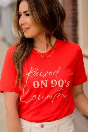 Raised On 90's Country Graphic Tee