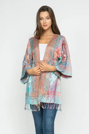 RAJ ADRIANE WOVEN KIMONO