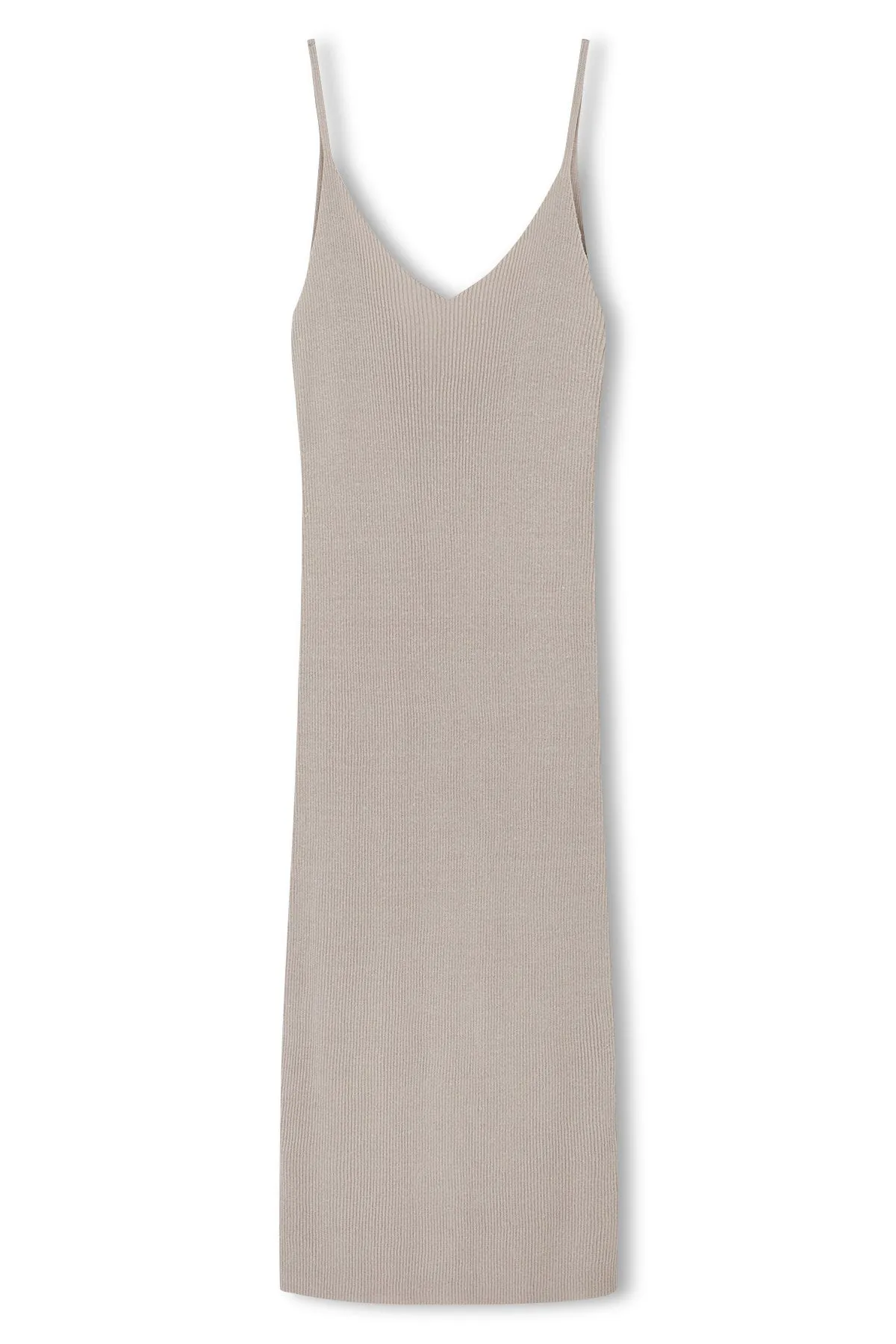Rib Knit Dress - Husk