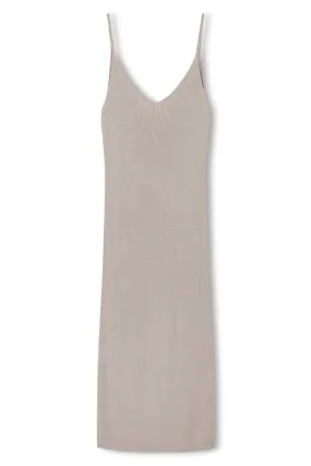 Rib Knit Dress - Husk