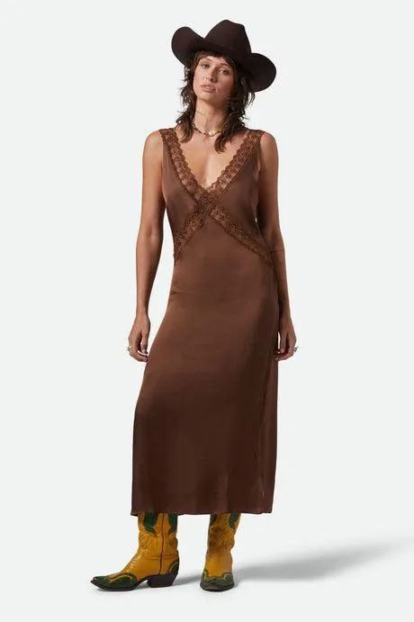 Ridge Slip Dress - Pinecone Brown