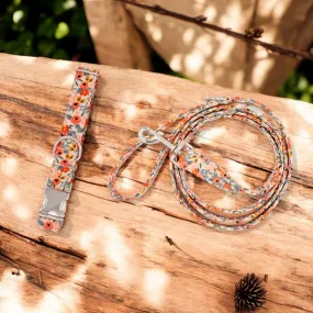 Rosa Peach | Collar and Leash Set