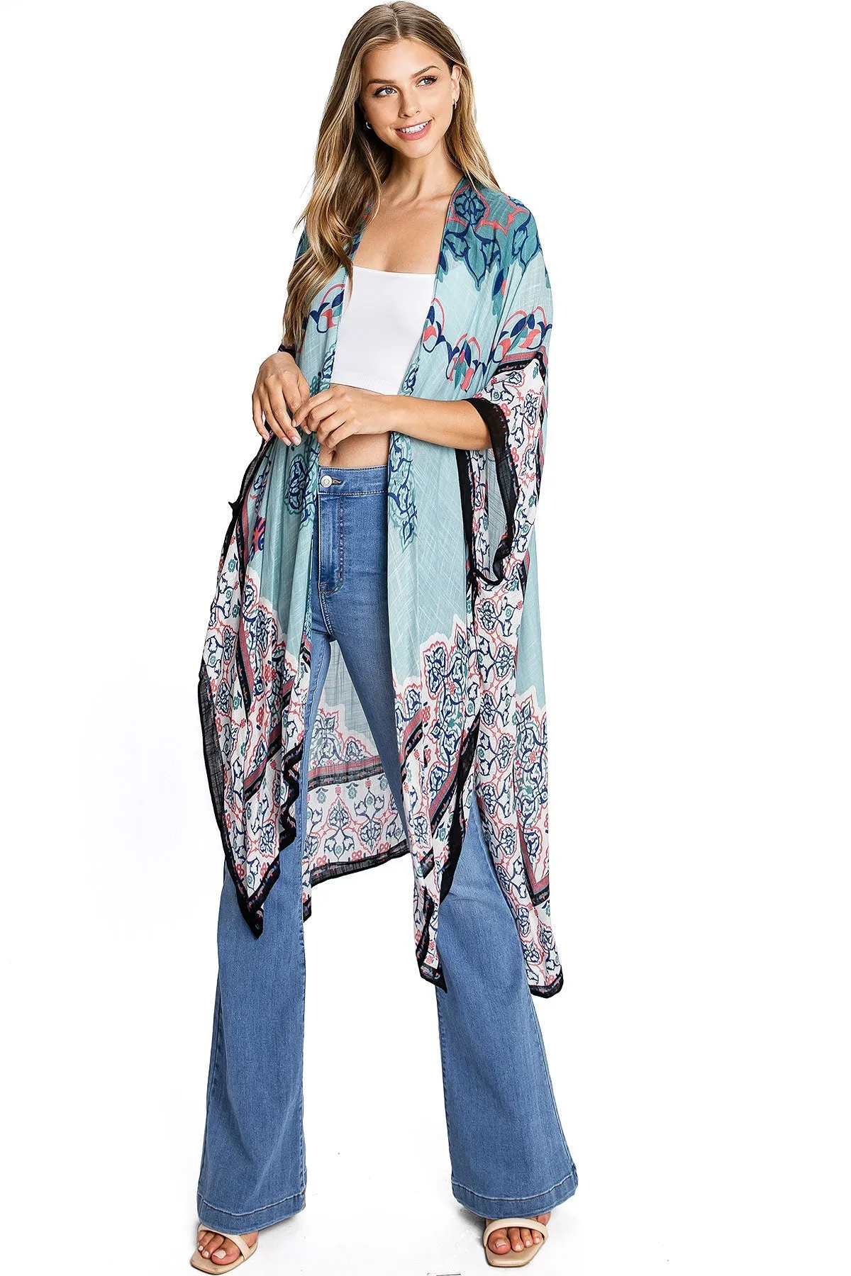 Seaside Lagoon Kimono