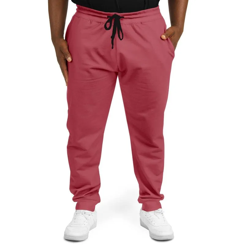 Shaded Midtone Pink Joggers | Unisex | with PLUS sizes | C0M80Y40K30