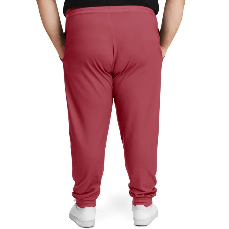 Shaded Midtone Pink Joggers | Unisex | with PLUS sizes | C0M80Y40K30