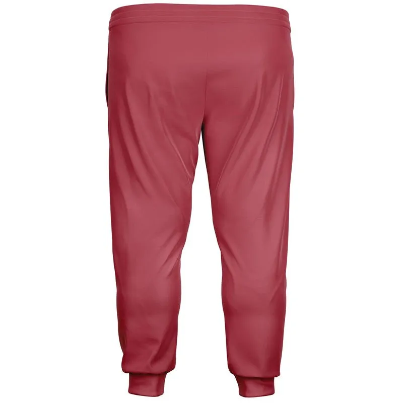 Shaded Midtone Pink Joggers | Unisex | with PLUS sizes | C0M80Y40K30