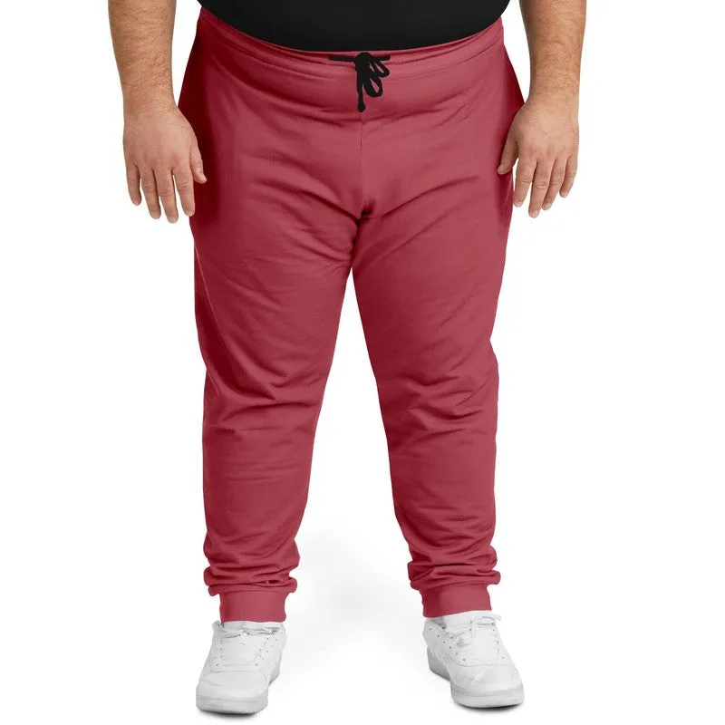 Shaded Midtone Pink Joggers | Unisex | with PLUS sizes | C0M80Y40K30