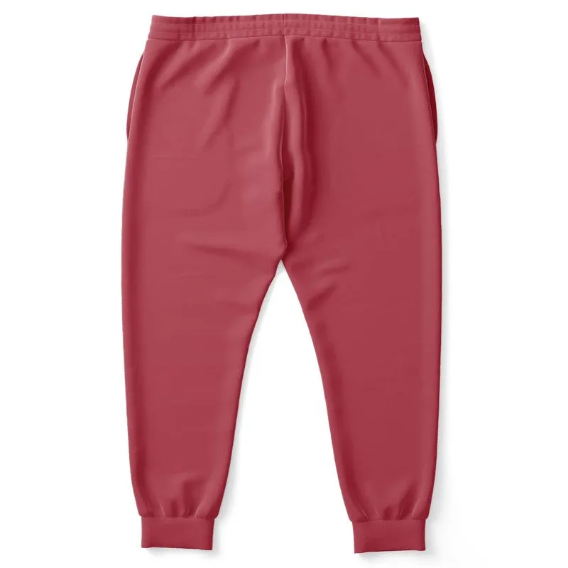 Shaded Midtone Pink Joggers | Unisex | with PLUS sizes | C0M80Y40K30