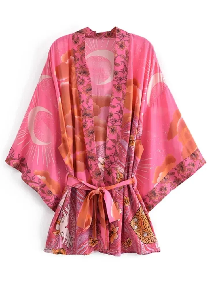 Short Kimono Pink Moon