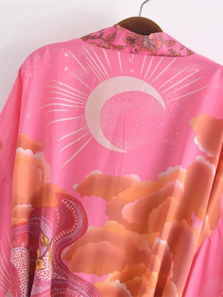 Short Kimono Pink Moon