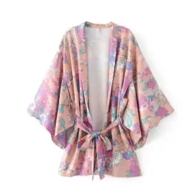 Short Kimono Pink Unicorn