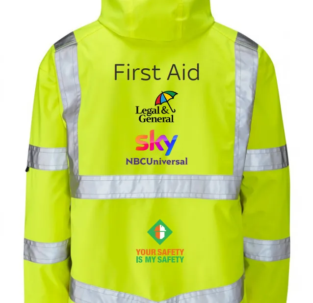 Sky Elstree Padded Hi Vis Site Jacket