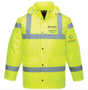 Sky Elstree Padded Hi Vis Site Jacket