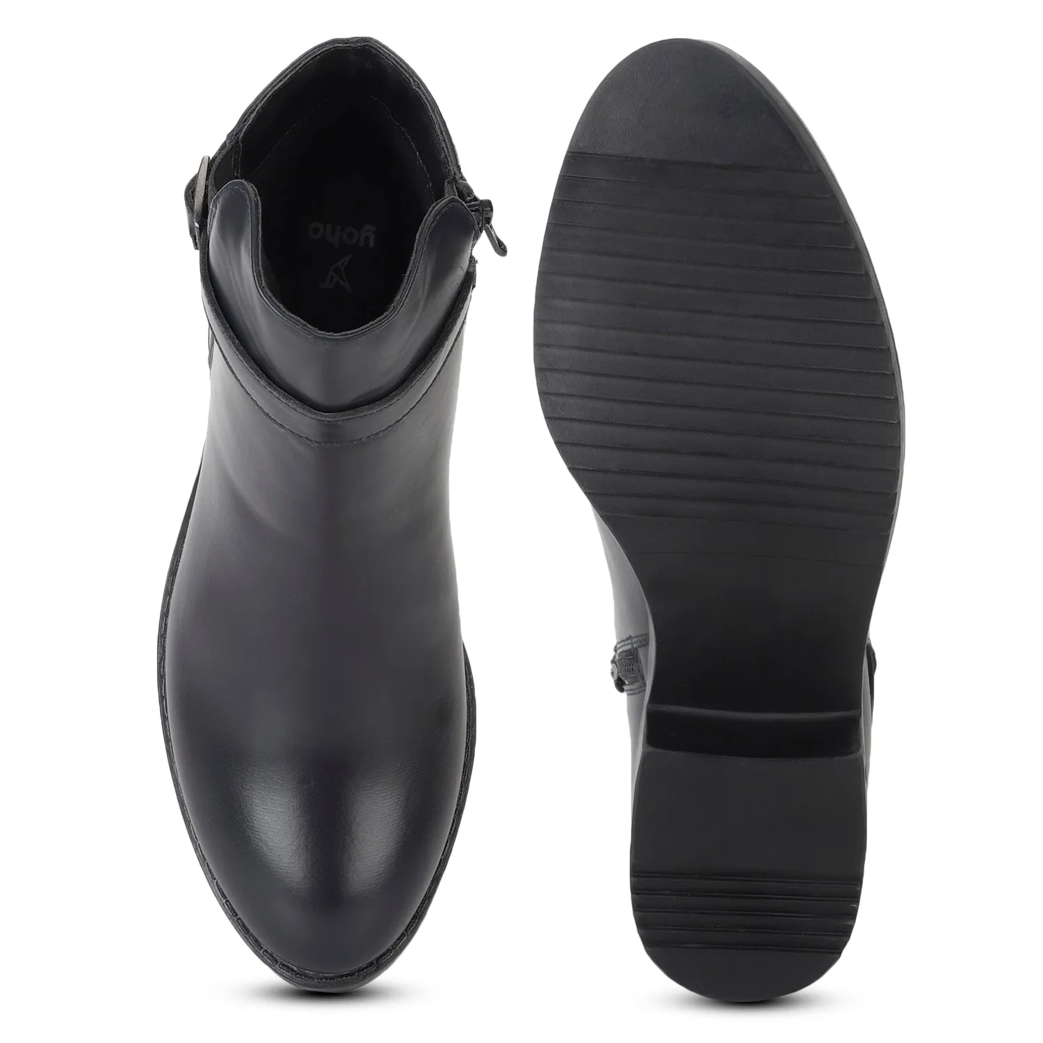 Slays Collar Strap Boots