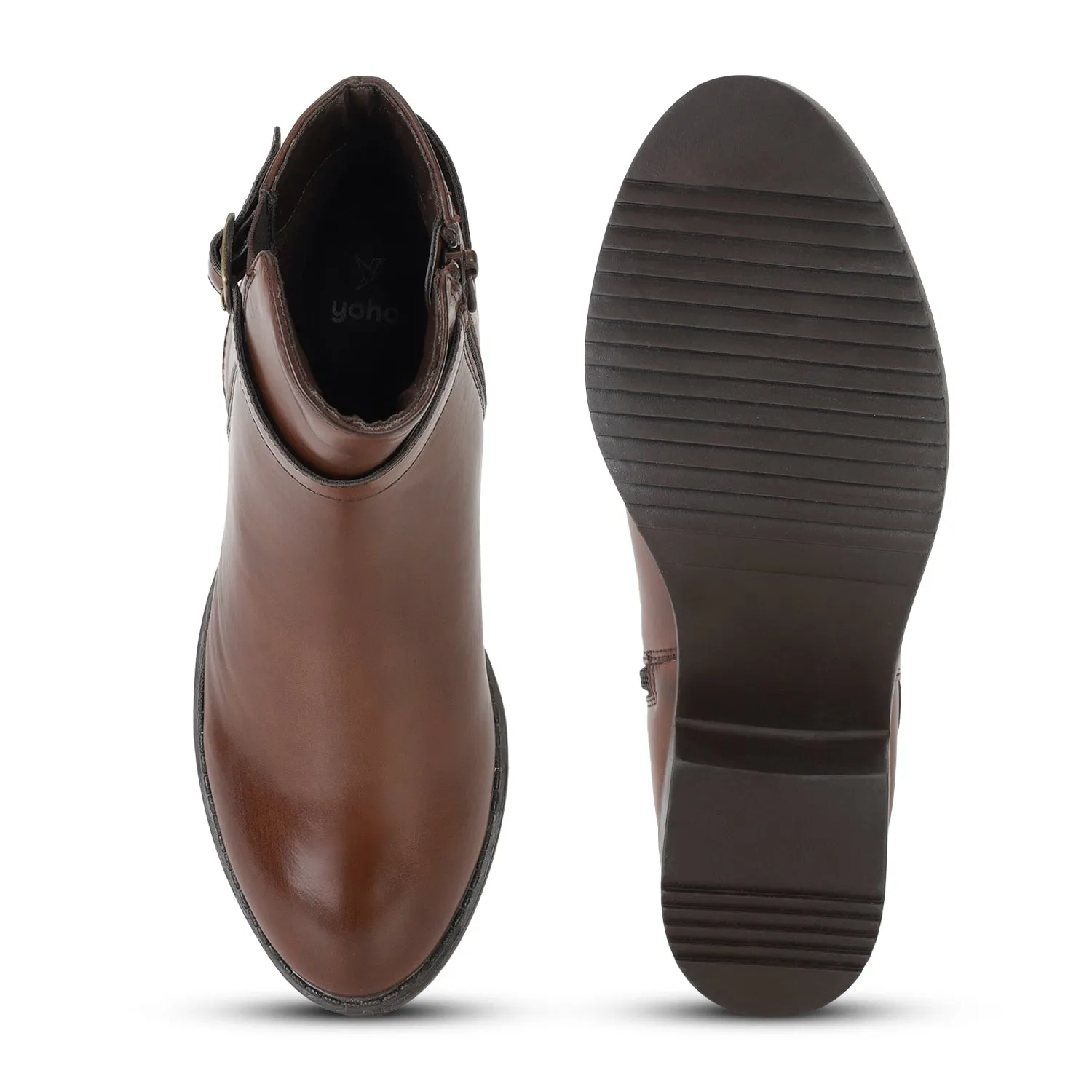 Slays Collar Strap Boots