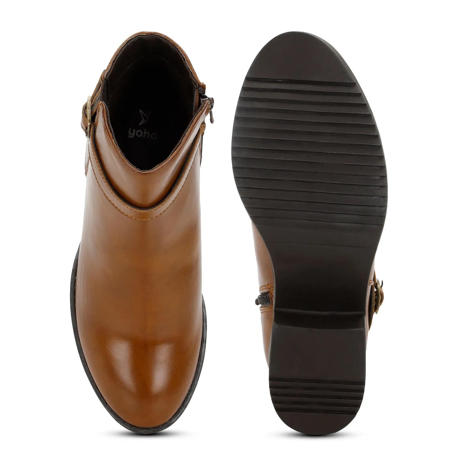 Slays Collar Strap Boots
