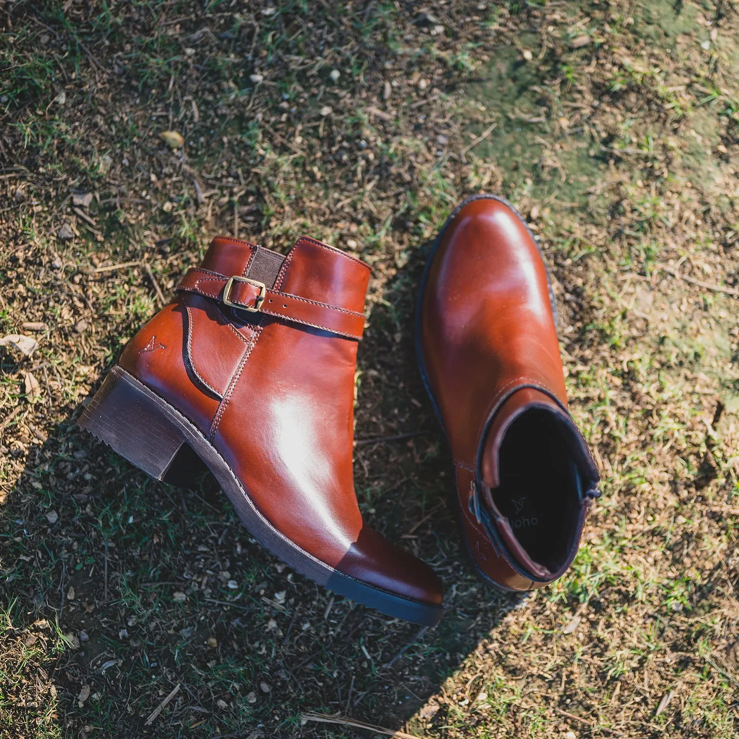 Slays Collar Strap Boots