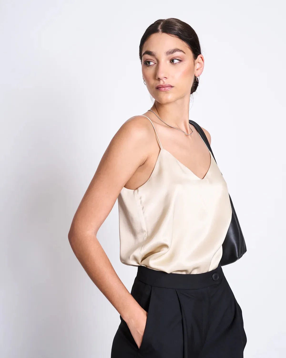 slip top - maud - ivory