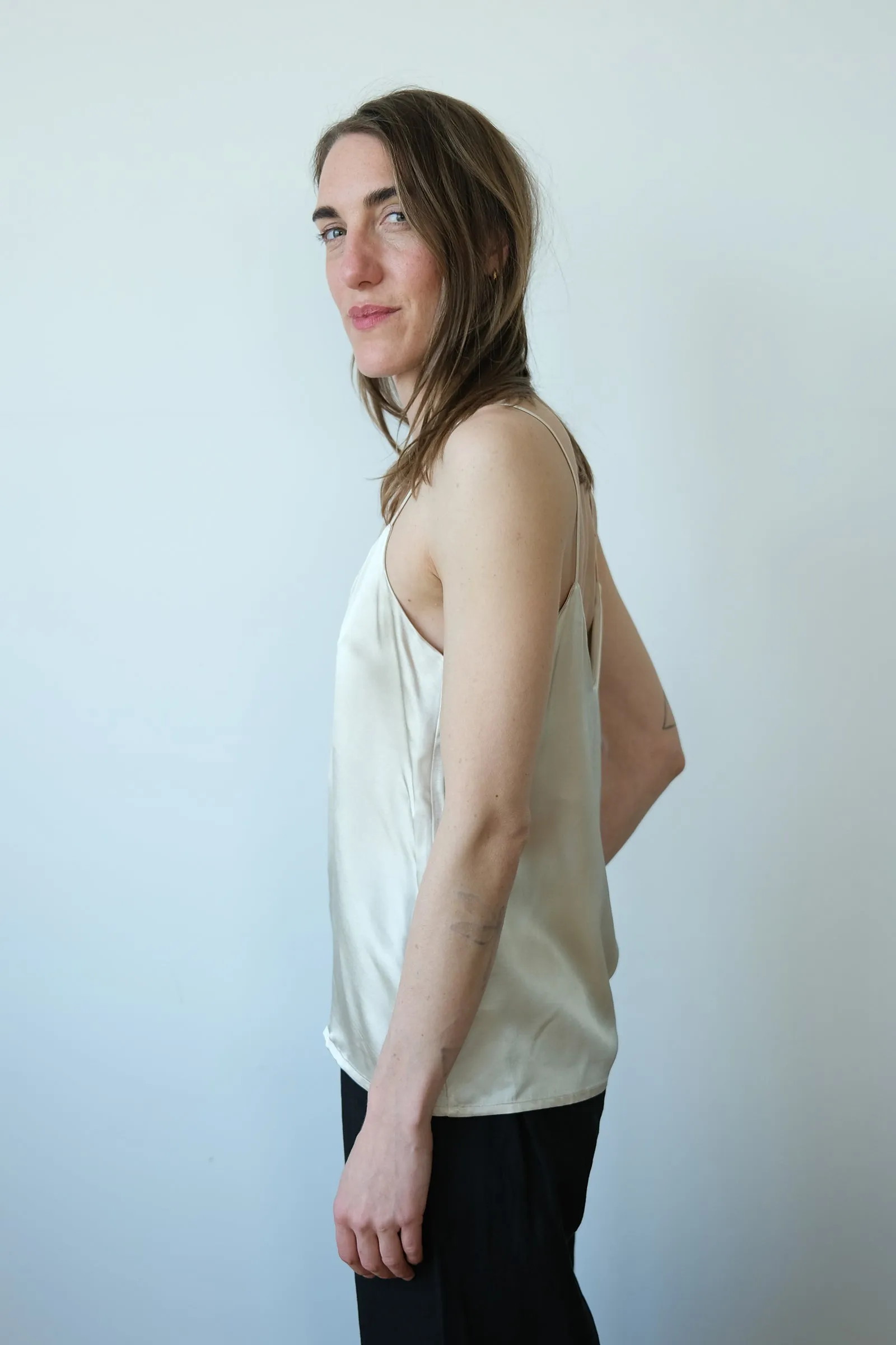 slip top - maud - ivory
