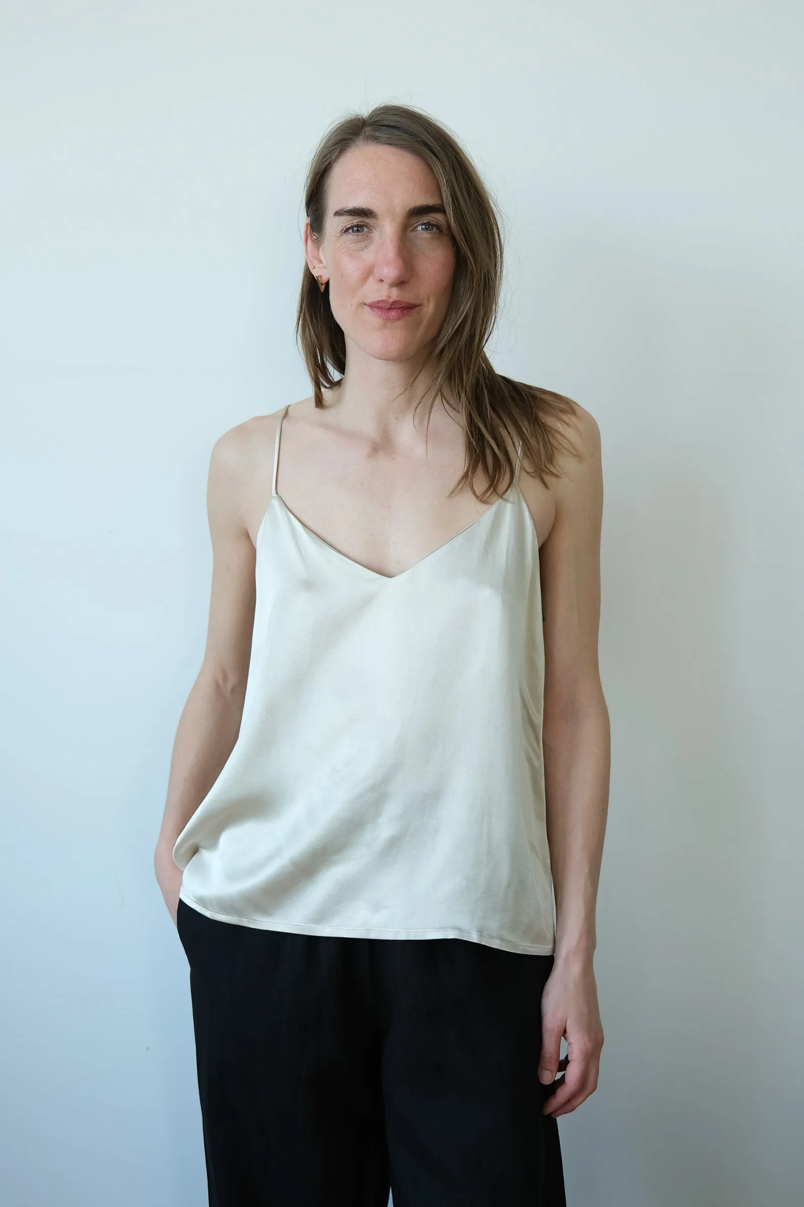 slip top - maud - ivory